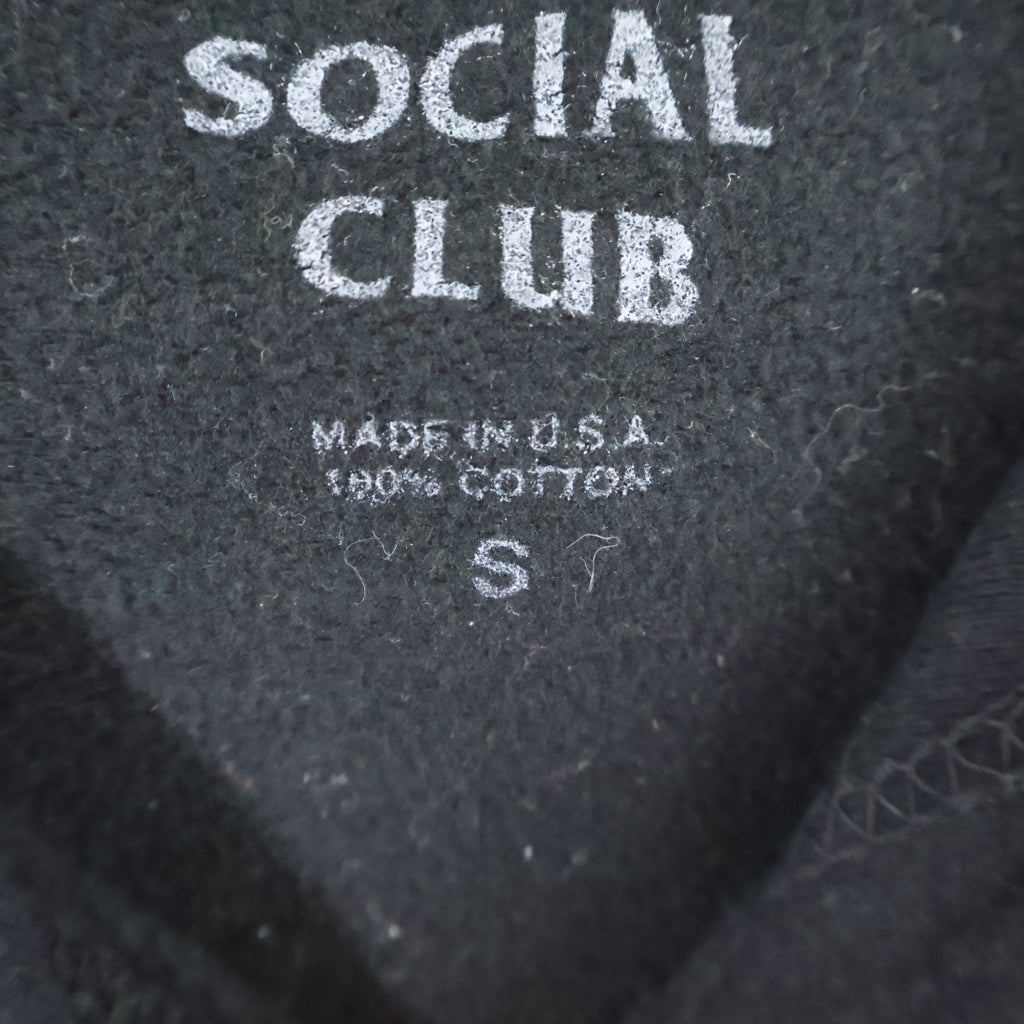 ANTI SOCIAL SOCIAL CLUB(アンチソーシャルソーシャルクラブ) ×PLAYBOY LOGO PRINT PULLOVER HOODIE ×プレイボーイ ロゴプリント プルオーバーパーカー フーディ ブラック