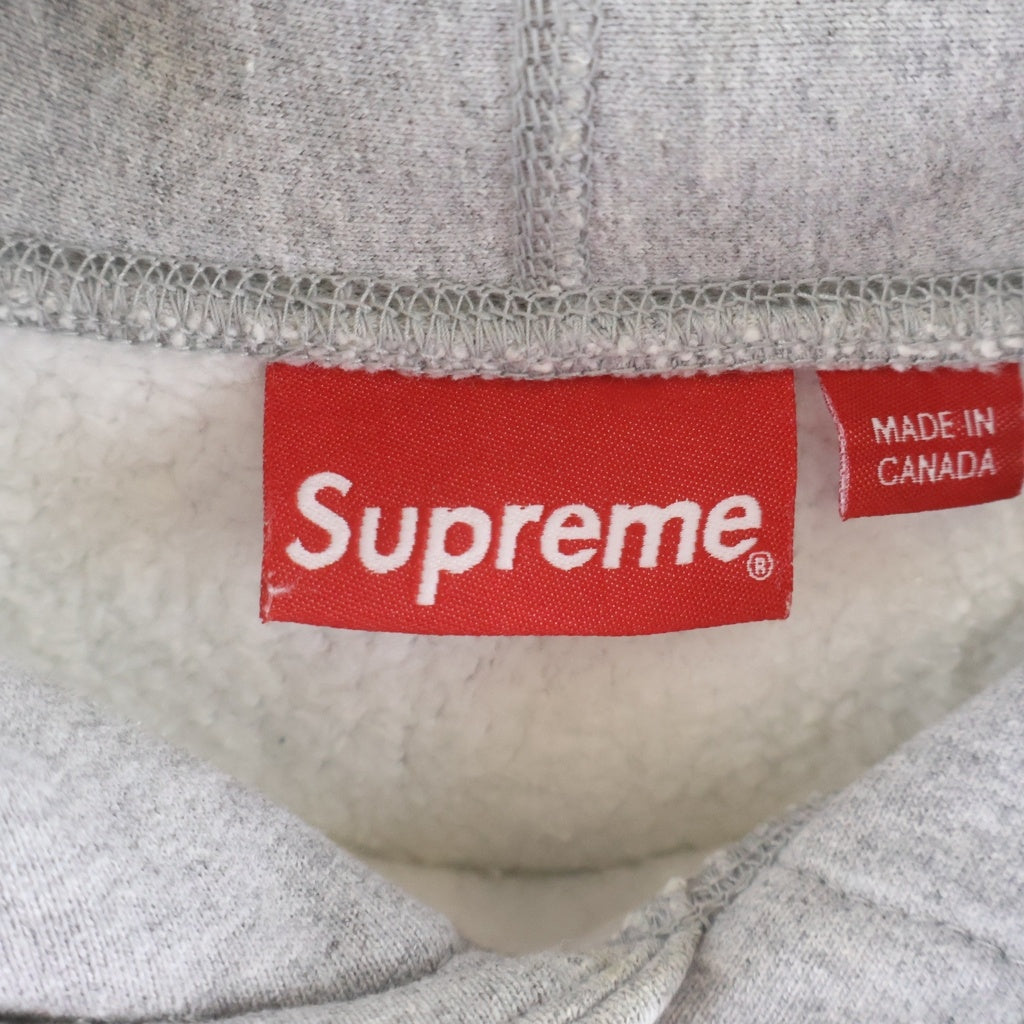 SUPREME(シュプリーム) 20AW Cross Box Logo Hooded Sweatshirt クロスボックスロゴ プルオーバースウェットパーカー フーディ グレー