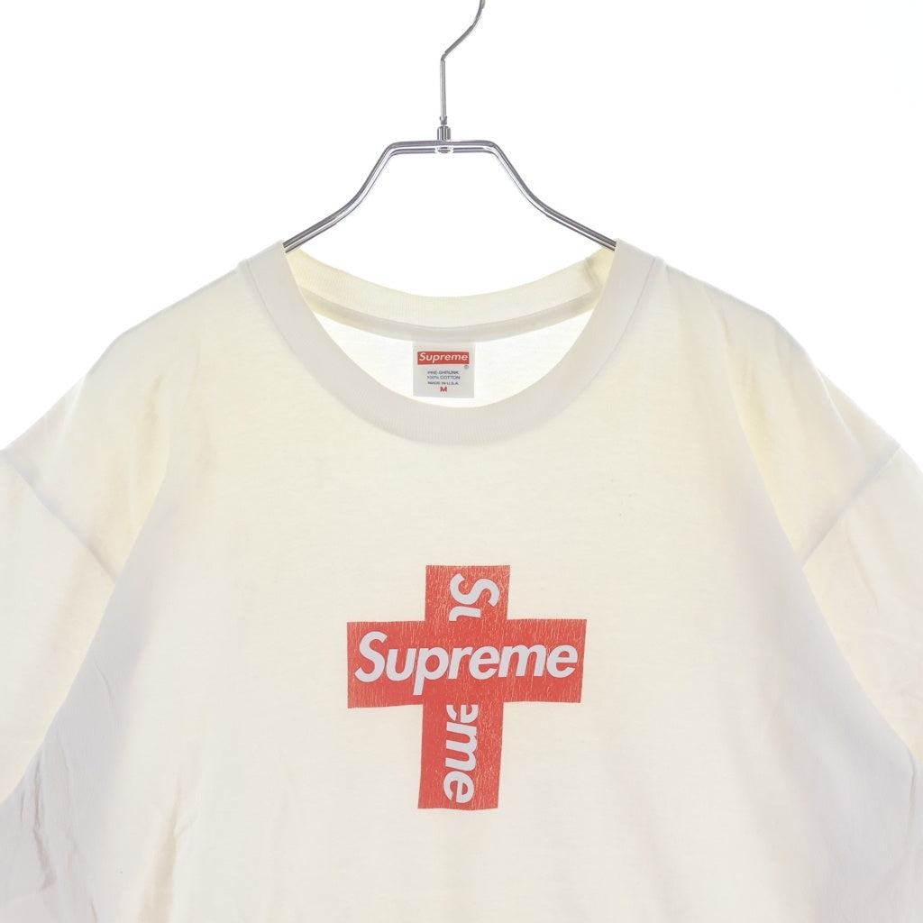 SUPREME(シュプリーム) 20AW Cross Box Logo Tee クロスボックスロゴ クルーネックス半袖Tシャツカットソー ホワイト