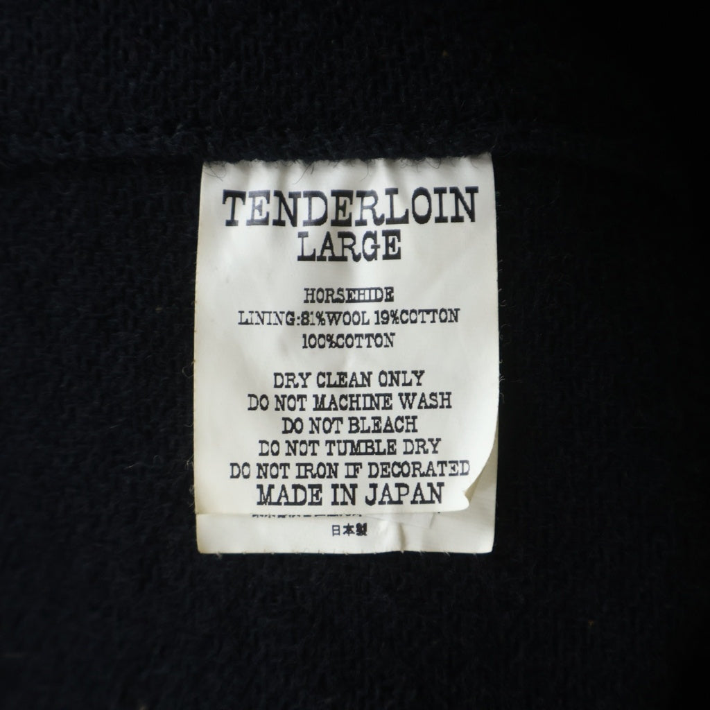 TENDERLOIN(テンダーロイン) T-HIDE HORSE HIDE ホースハイド レザージャケット ブラック