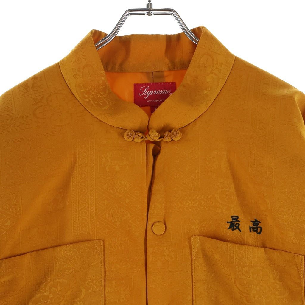 SUPREME(シュプリーム) 18SS Man darin Jacket マンダリン チャイナジャケット オレンジ