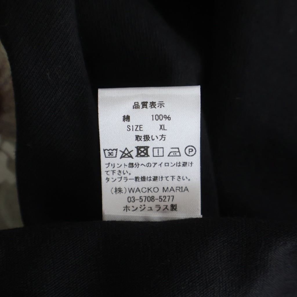 WACKO MARIA(ワコマリア) 22SS 凶気の桜 半袖 カットソー Tシャツ ブラック