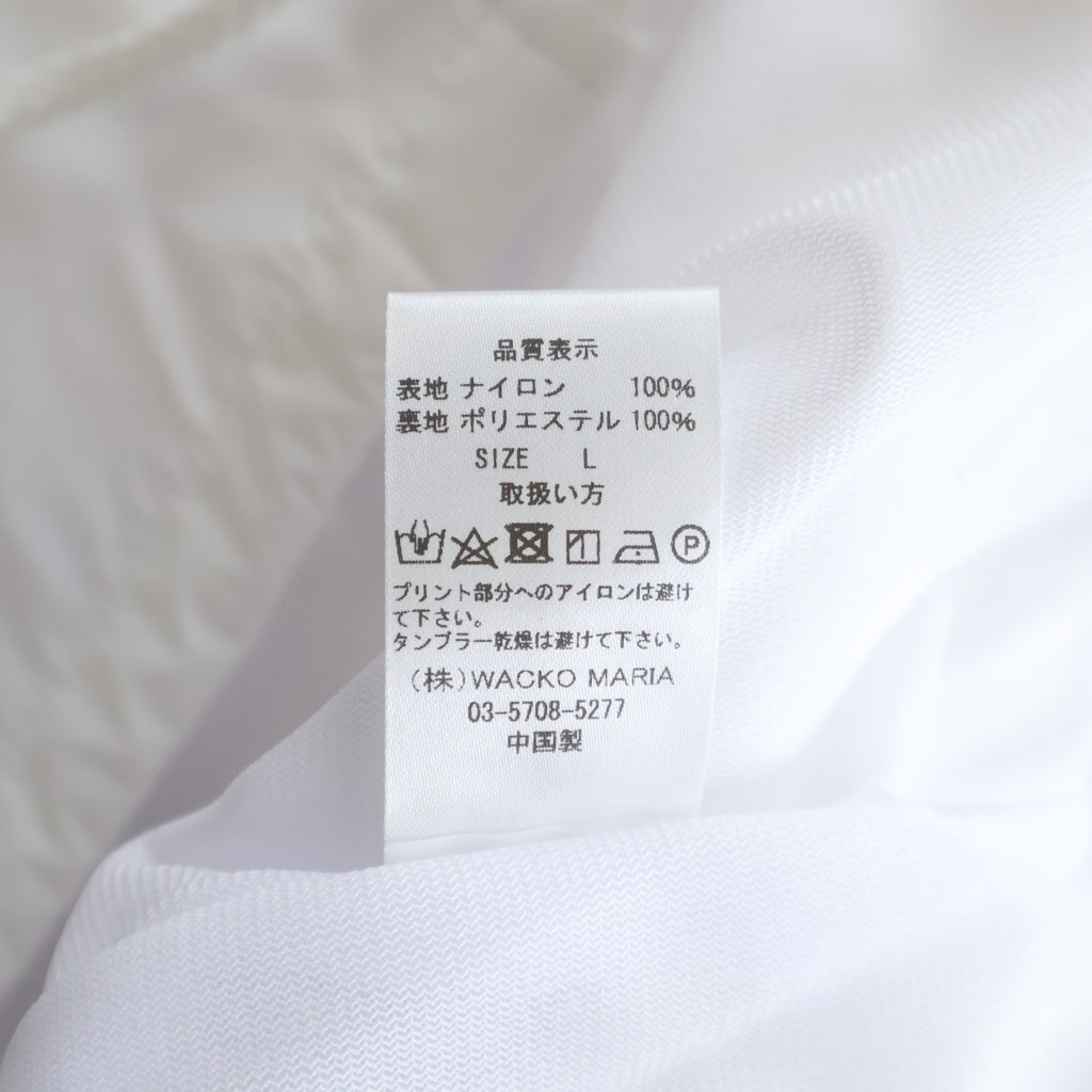 WACKO MARIA(ワコマリア) 22SS 凶気の桜 コーチ ジャケット ホワイト