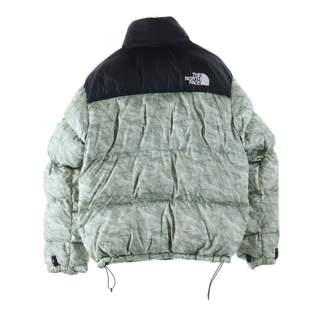THE NORTH FACE(ザノースフェイス) ×Supreme Nuptse Jacket White Paper Print ×シュプリーム ヌプシ ダウンジャケット ホワイトペーパープリント ホワイト ND91806I