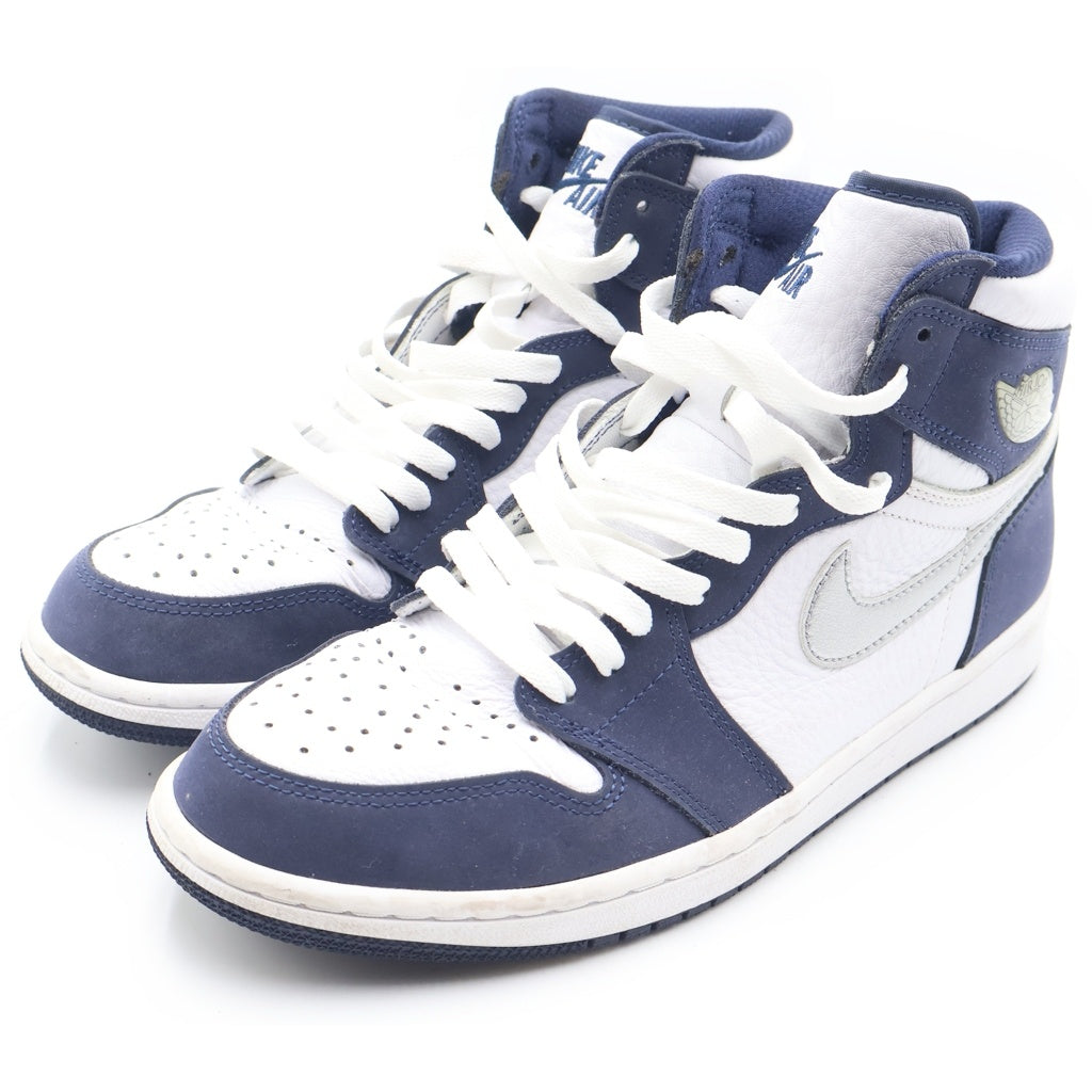NIKE(ナイキ) AIR JORDAN 1 HIGH OG CO.JP MIDNIGHT NAVY 2020 エアジョーダン1ハイオージー ブリーフケース付き ハイカットスニーカー US9/27.0cm DB5877-100