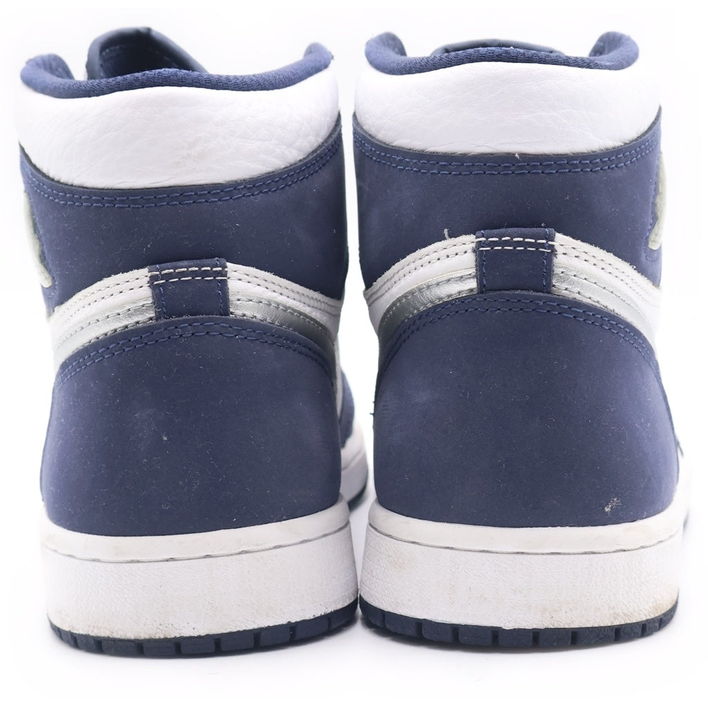 NIKE(ナイキ) AIR JORDAN 1 HIGH OG CO.JP MIDNIGHT NAVY 2020 エアジョーダン1ハイオージー ブリーフケース付き ハイカットスニーカー US9/27.0cm DB5877-100