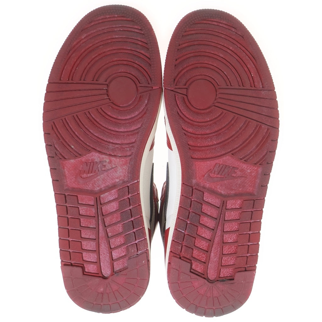 NIKE(ナイキ) AIR JORDAN 1 HIGH OG エアジョーダン1 ロスト&ファウンド シカゴ ハイカットスニーカー ホワイト/レッド US10/28cm DZ5485-612