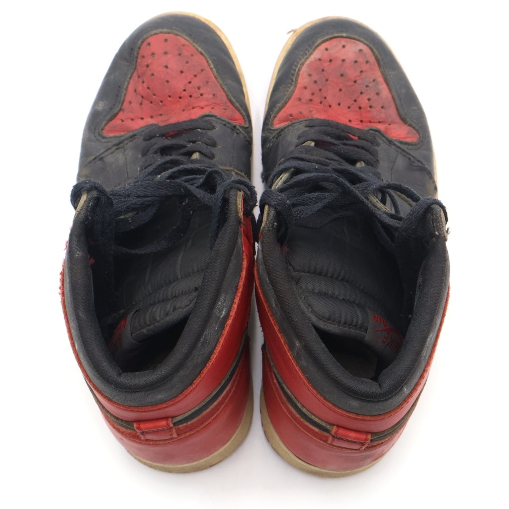 NIKE(ナイキ) 【観賞用 1994年製】 AIR JORDAN1 BRED エアジョーダン1 ブレッド ハイカットスニーカー ブラック/レッド US8/26cm 130207-061