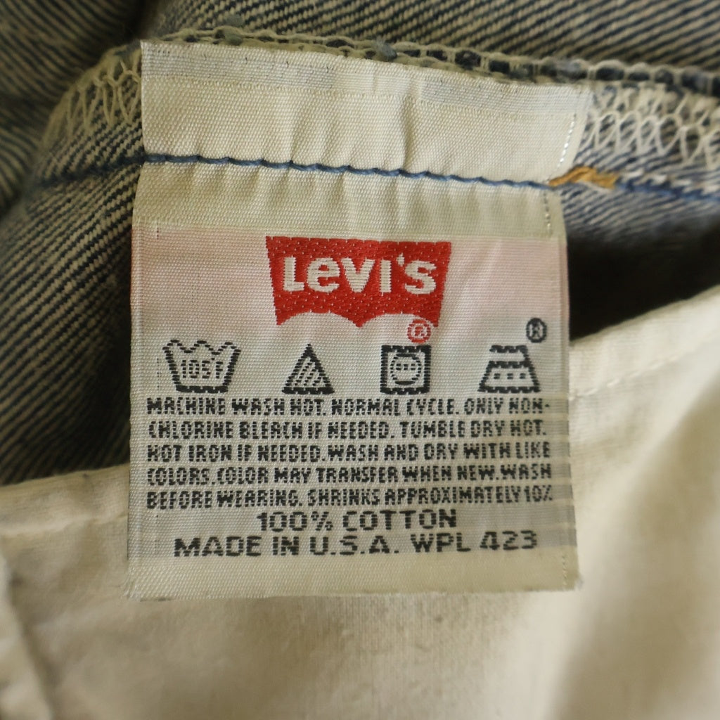 Levi's(リーバイス) 90S VINTAGE 501 ボタン裏刻印653 USA製 ボタンフライデニムパンツ インディゴ