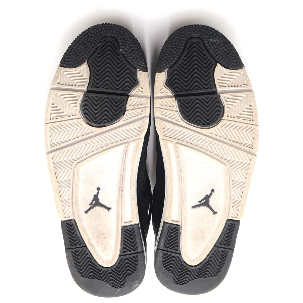 NIKE(ナイキ) AIR JORDAN 4 RETRO ROYALTY 308497-032 エアジョーダン4 レトロ ロイヤルティ スニーカー ブラック/ゴールド US9.5/27.5cm 308497-032