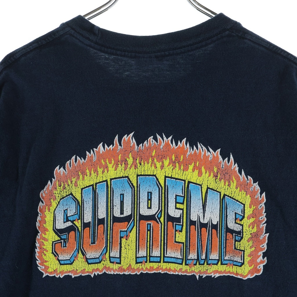 SUPREME(シュプリーム) 20AW Chrome Tee クロームロゴ半袖Tシャツ ネイビー カットソー