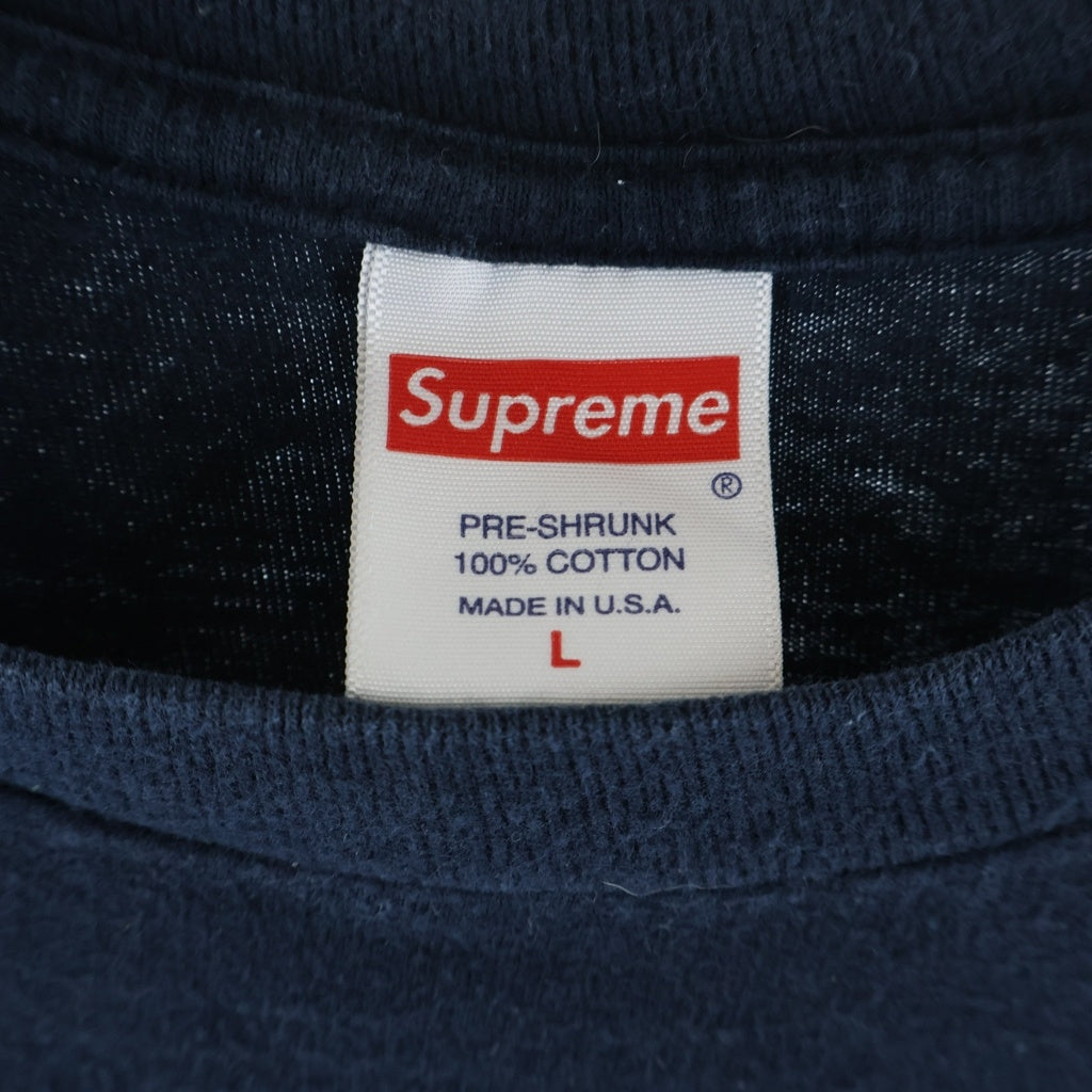 SUPREME(シュプリーム) 20AW Chrome Tee クロームロゴ半袖Tシャツ ネイビー カットソー