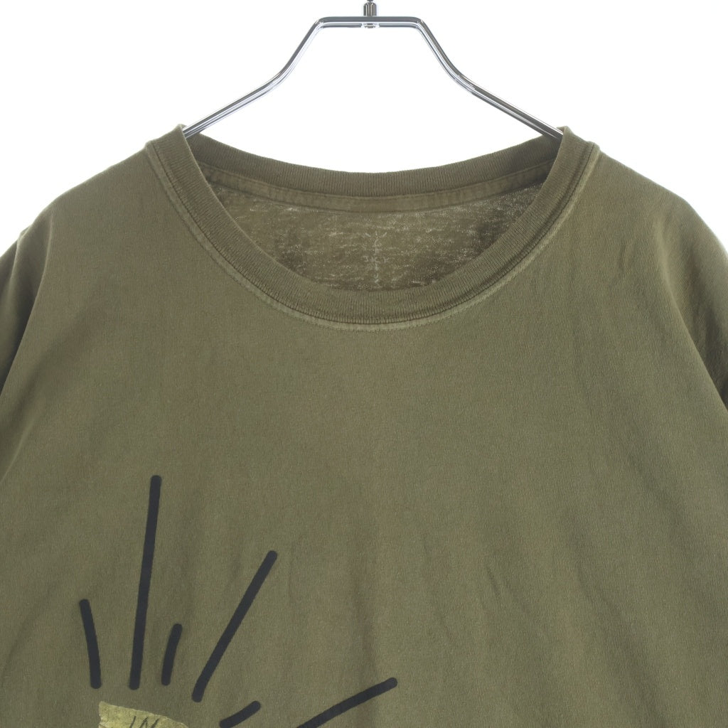 TRAVIS SCOTT(トラヴィススコット) Cactus jack Highest In The Room Dive Tee カクタスジャック ハイエスト イン ザ ルーム ダイブ 半袖Tシャツ カットソー カーキ