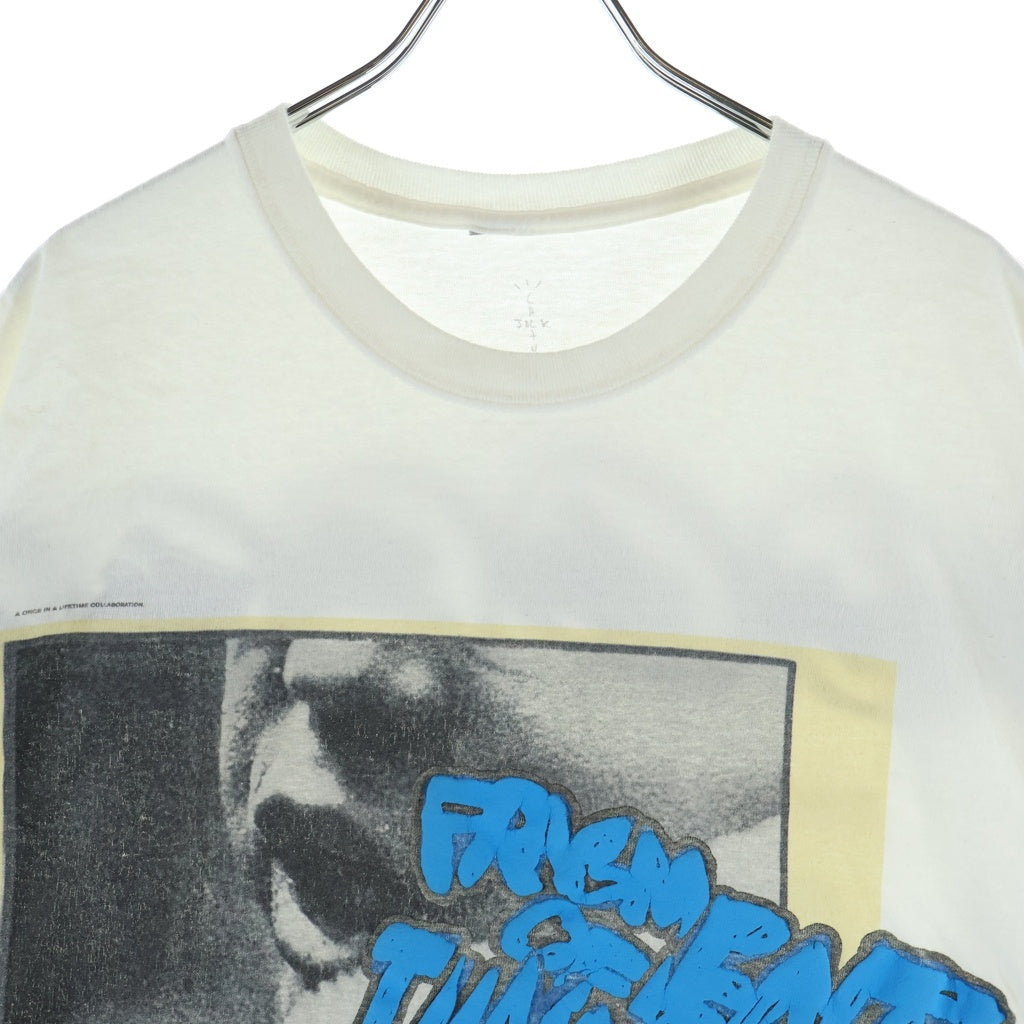 TRAVIS SCOTT(トラヴィススコット) Cactus Jack ×Fragment Manifest Tee カクタスジャック ×フラグメント マニフェスト 半袖Tシャツ カットソー ホワイト