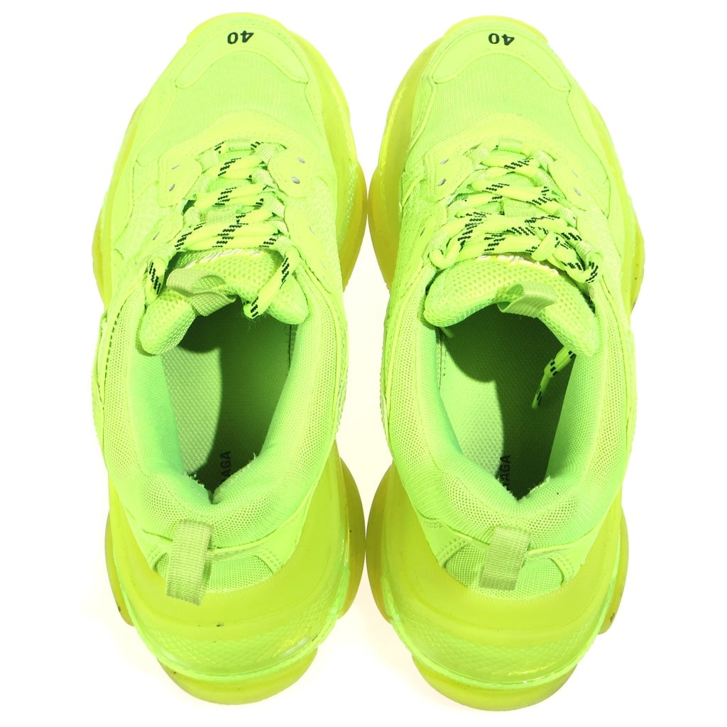 BALENCIAGA(バレンシアガ) TRIPLE S CLEAR SOLE TRAINER トリプルS クリアソール トレーナー ダッドスニーカー イエロー 541624