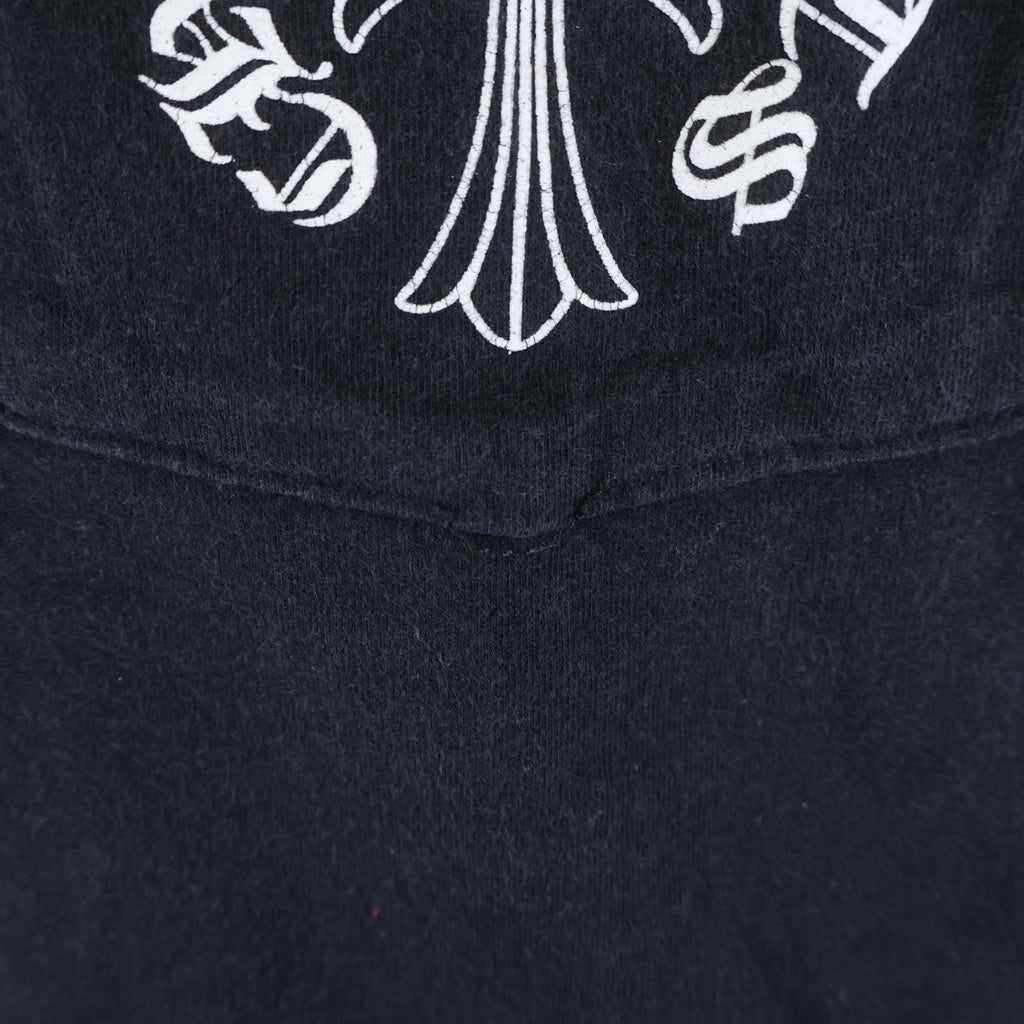 CHROME HEARTS(クロムハーツ) Tonal Celtic Cross Horseshoe Short Sleeve Teeクロムハーツ トーナル セルティック クロス ホースシュー 半袖Tシャツ カットソー ブラック