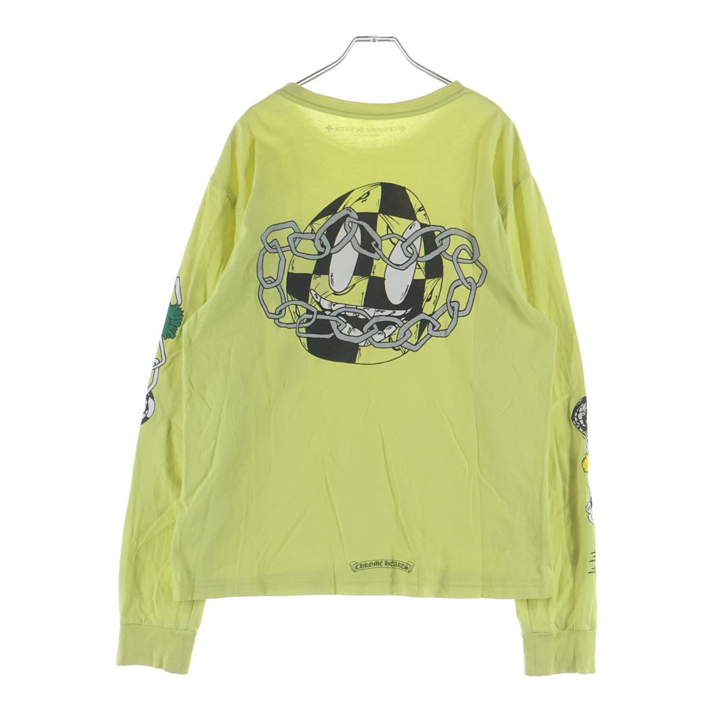 CHROME HEARTS(クロムハーツ) MATTY BOY PPO CHAIN GAME L/S T-SHIRT マッティボーイ チェーンゲーム 長袖Tシャツ ロンT イエロー