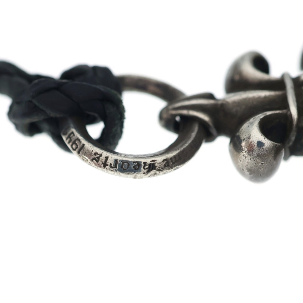 CHROME HEARTS(クロムハーツ) OLD BS FLUER BSフレア ペンダントトップ レザーブレイド シルバー/ブラック
