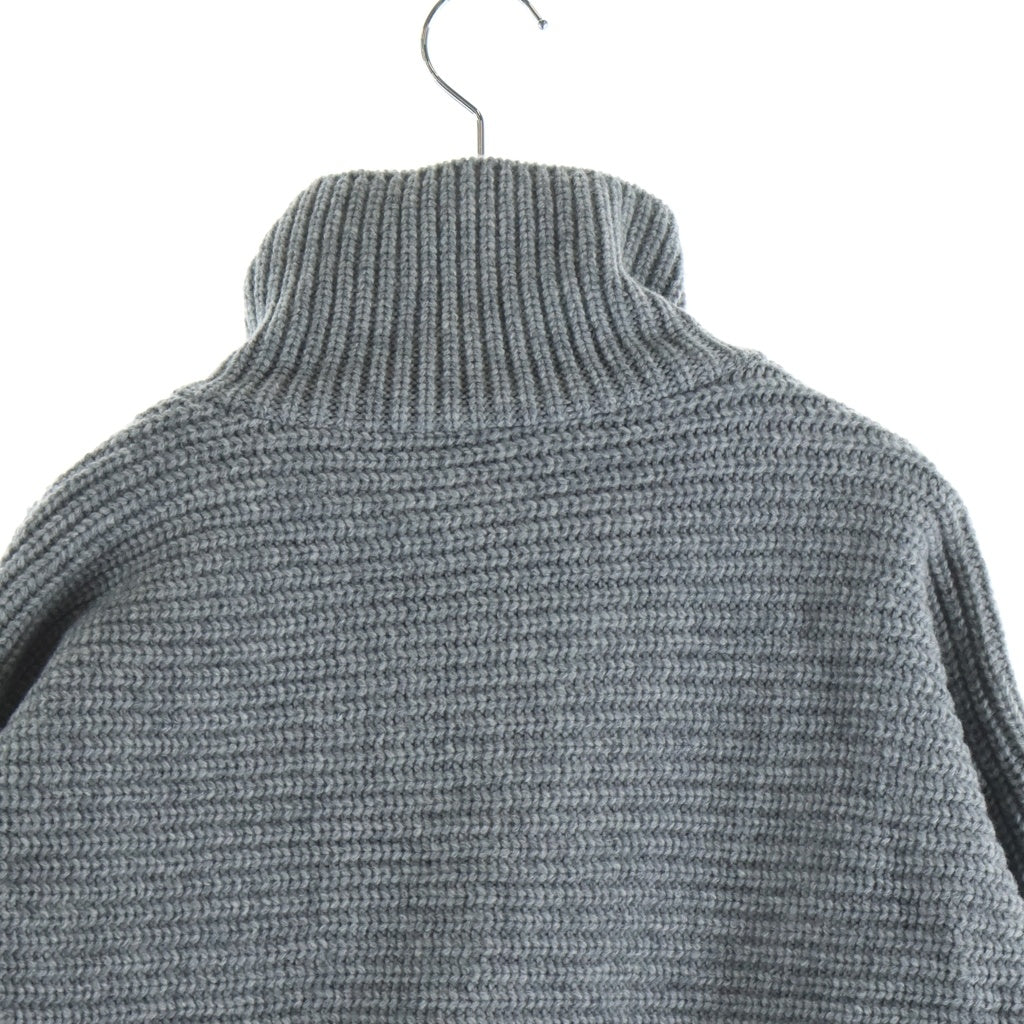Sacai(サカイ) 17AW ドッキング ニット ボンバー ジャケット グレー 17-03401