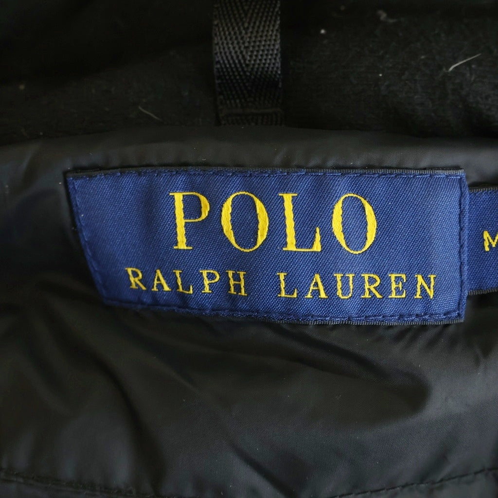 POLO RALPH LAUREN(ポロラルフローレン) ビッグポニー フーデッド ダウン ベスト ブラック