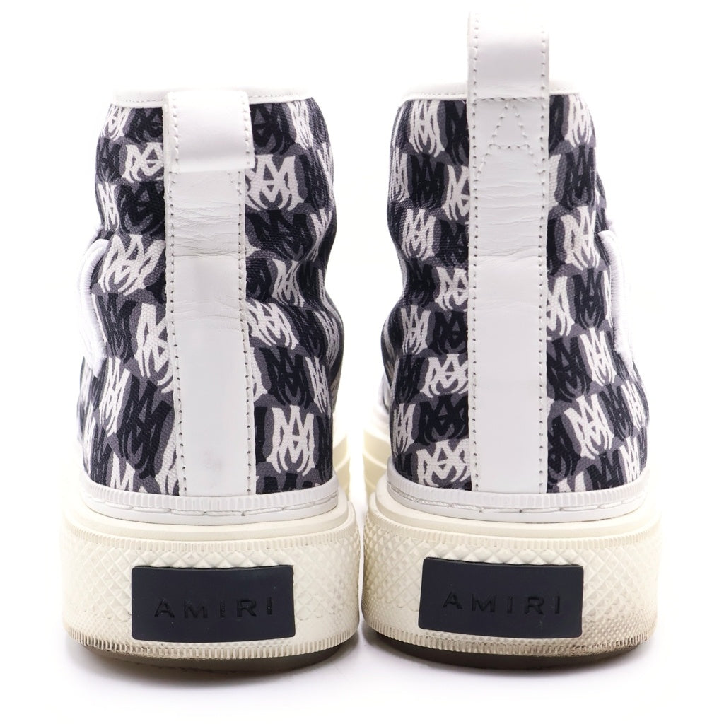 AMIRI(アミリ) MA QUAD COURT HI ハイカット スニーカー ホワイト/ブラック AW23MFS008-001