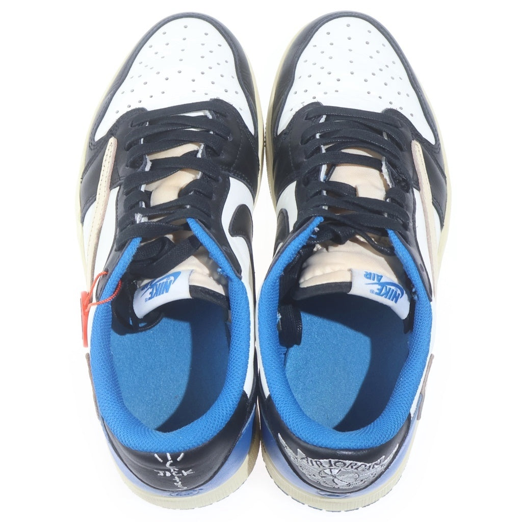 NIKE(ナイキ) ×FRAGMENT AIR JORDAN1 LOW OG SP トラヴィススコット フラグメント エアジョーダン1 ローカットスニーカー US8.5/26.5cm DM7866-140
