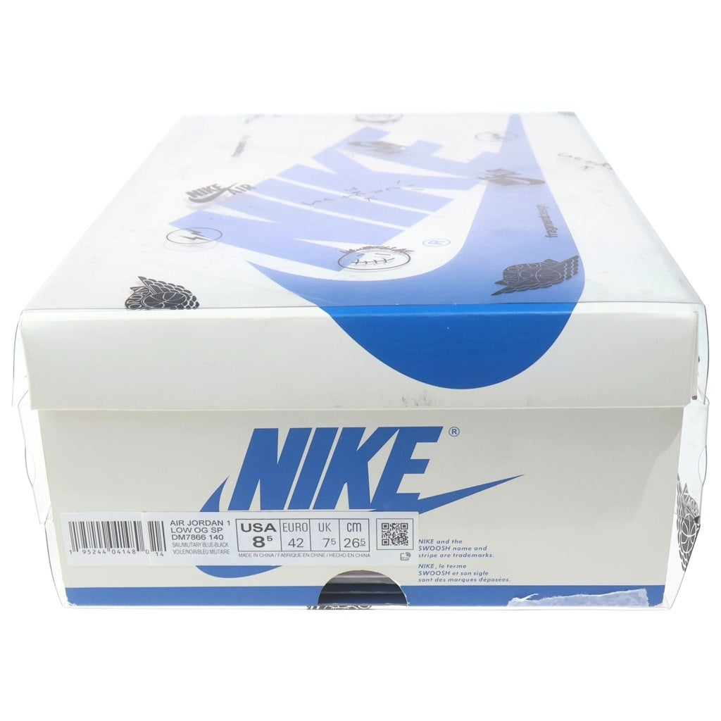 NIKE(ナイキ) ×FRAGMENT AIR JORDAN1 LOW OG SP トラヴィススコット フラグメント エアジョーダン1 ローカットスニーカー US8.5/26.5cm DM7866-140