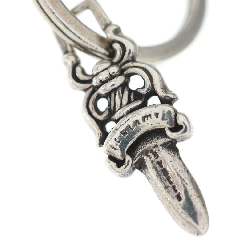 CHROME HEARTS(クロムハーツ) RNG&No5 DGGR #5ダガー キーリング シルバー
