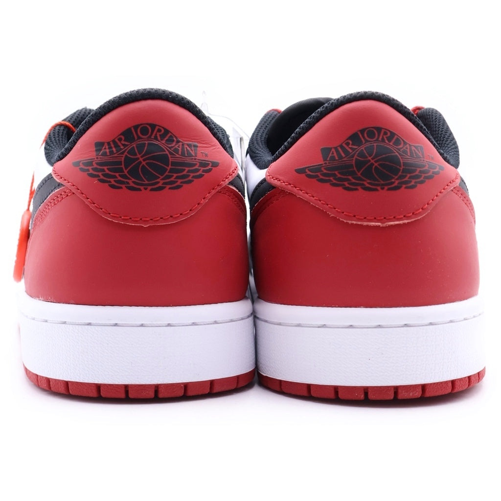 NIKE(ナイキ) AIR JORDAN 1 RETRO LOW OG BLACK TOE エアジョーダン1 レトロ ロー ブラックトゥ ローカットスニーカー ホワイト/ブラック/レッド US9/27cm CZ0790-106