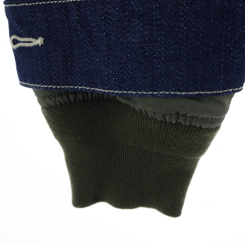 AVIREX(アヴィレックス) TYPE BLUE COMBINATION CUSTOM DENIM JACKET コンビネーション カスタムデニムジャケット インディゴ/カーキ 6102135