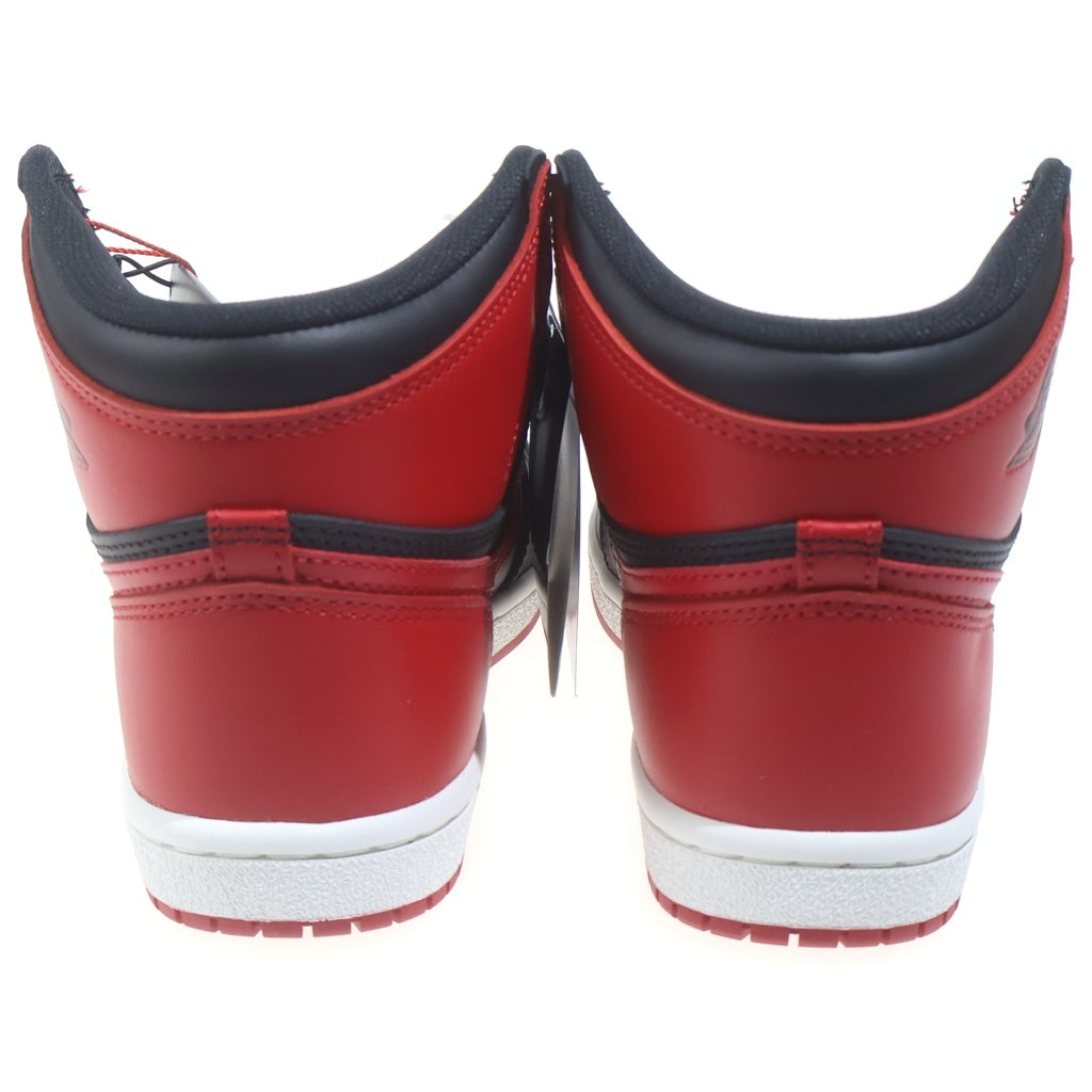 NIKE(ナイキ) AIR JORDAN 1 HIGH 85 BRED エアジョーダン1 85 ブレッド ハイカットスニーカー ブラック/レッド US7/25cm HV6674-067