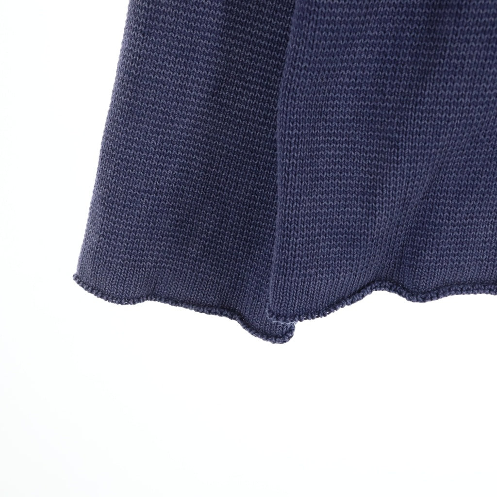 RADIALL(ラディアル) 24AW FALCON WAGON CREW NECK SWEATER L/S ファルコンワゴン コットンニット セーター ネイビー RAD-24AW-KNIT004