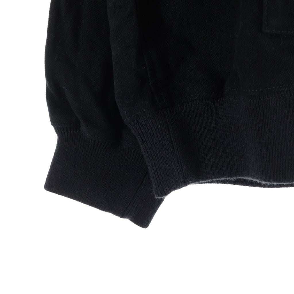 NEIGHBORHOOD(ネイバーフッド) 23AW HALF ZIP PULLOVER SHIRT LS ハーフジップ プルオーバー シャツ ブラック 232TSNH-SHM09