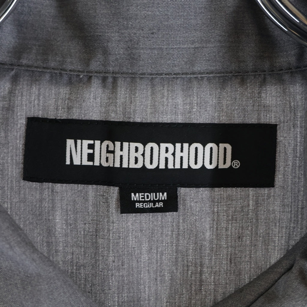 NEIGHBORHOOD(ネイバーフッド) CLASSIC WORK SHIRT LS ボタンアップ 長袖ワークシャツ グレー 242TSNH-SHM01