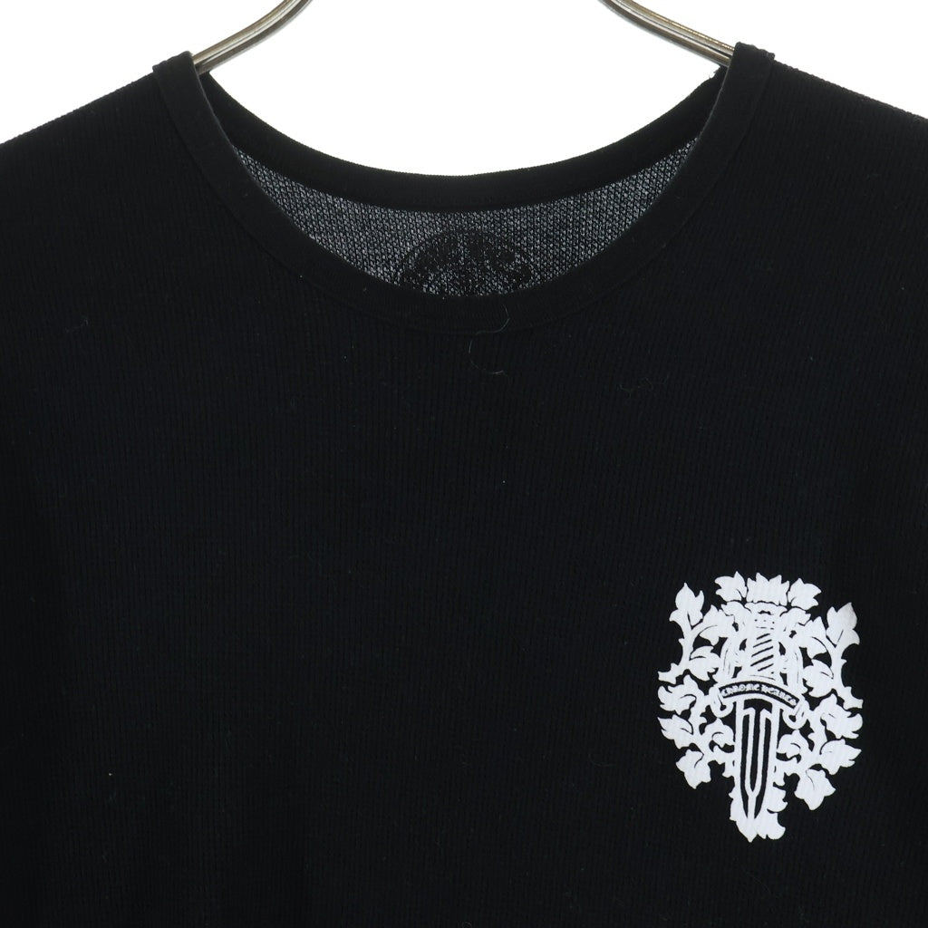 CHROME HEARTS(クロムハーツ) Vine Dagger Print Thermal Long Sleeve Tee ヴァインダガー プリント サーマル ロングスリーブTシャツ ブラック