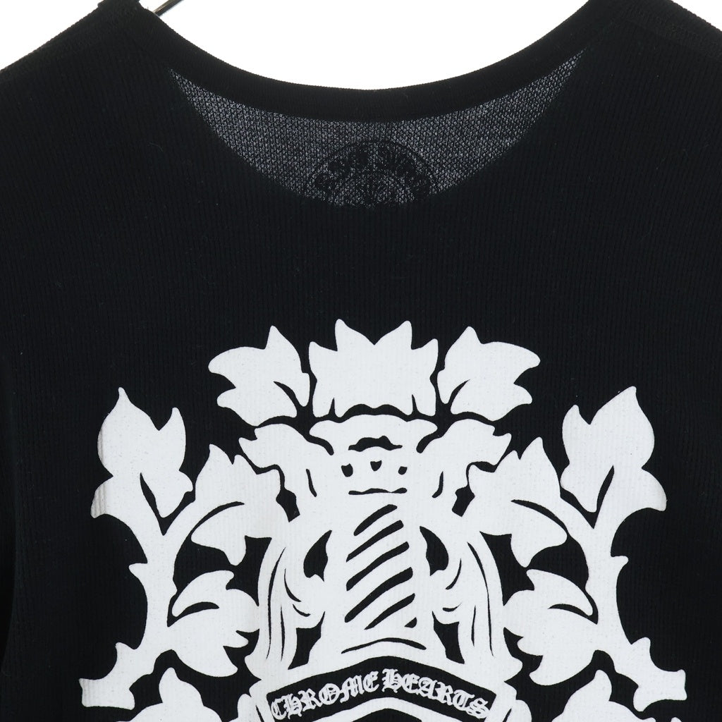 CHROME HEARTS(クロムハーツ) Vine Dagger Print Thermal Long Sleeve Tee ヴァインダガー プリント サーマル ロングスリーブTシャツ ブラック