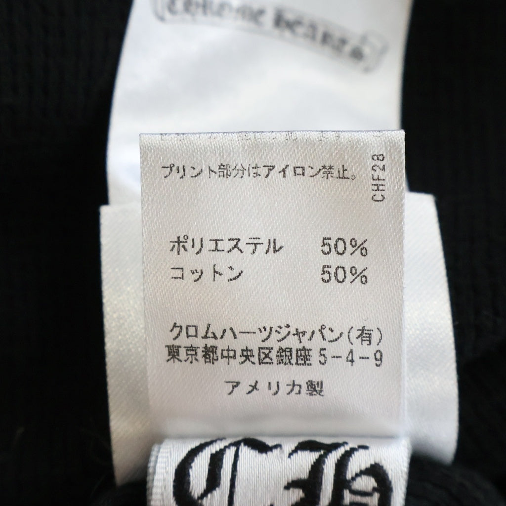 CHROME HEARTS(クロムハーツ) Vine Dagger Print Thermal Long Sleeve Tee ヴァインダガー プリント サーマル ロングスリーブTシャツ ブラック