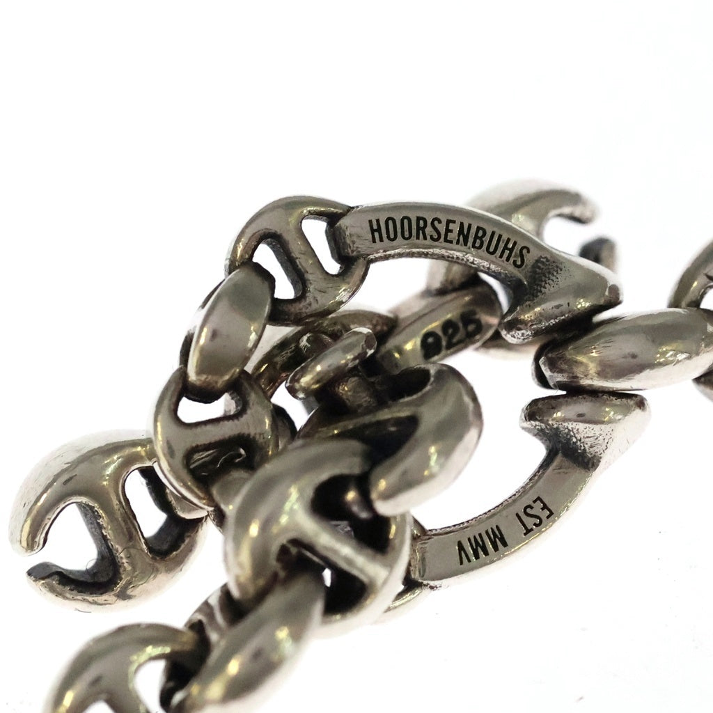 HOORSENBUHS(ホーセンブース) 5MM OPEN-LINK BRACELET ダイヤ入り ブレスレット シルバー