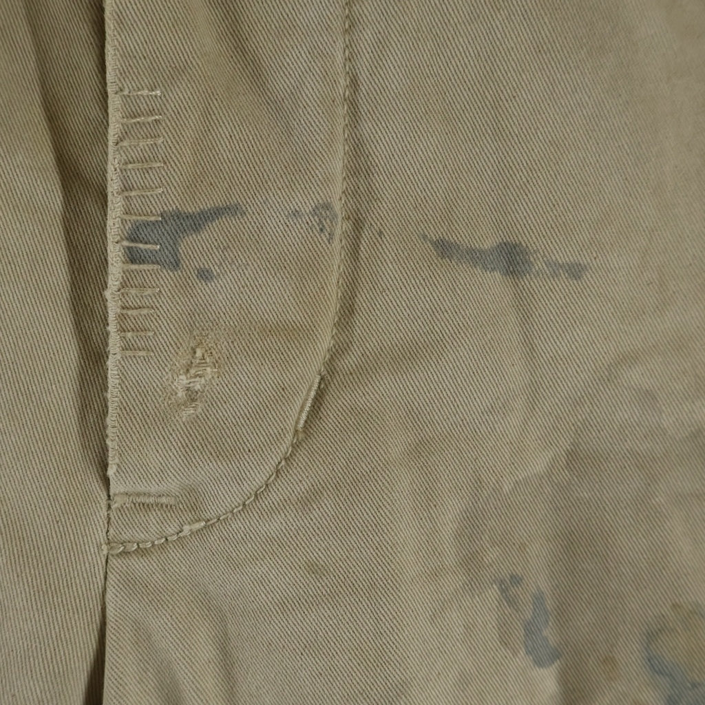 POLO RALPH LAUREN(ポロラルフローレン) 90S VINTAGE ペンキ加工 チノパン ブラウン
