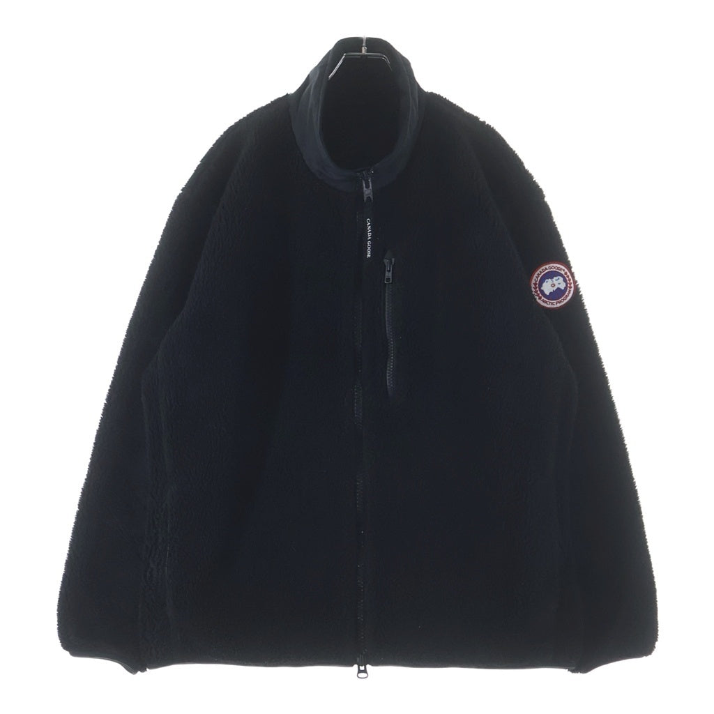 CANADA GOOSE(カナダグース) Kelowna Fleece Jacket ジップアップ ボア フリースジャケット ブラック 3220800009