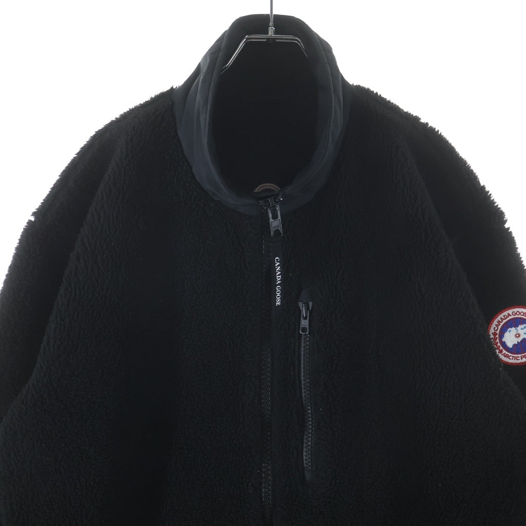 CANADA GOOSE(カナダグース) Kelowna Fleece Jacket ジップアップ ボア フリースジャケット ブラック 3220800009