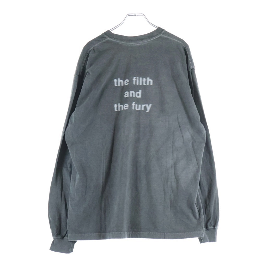 NEIGHBORHOOD(ネイバーフッド) 25SS NH . TEE LS-3 ロゴプリント ロングスリーブ 長袖Tシャツ カットソー グレー 251PCNH-LT03