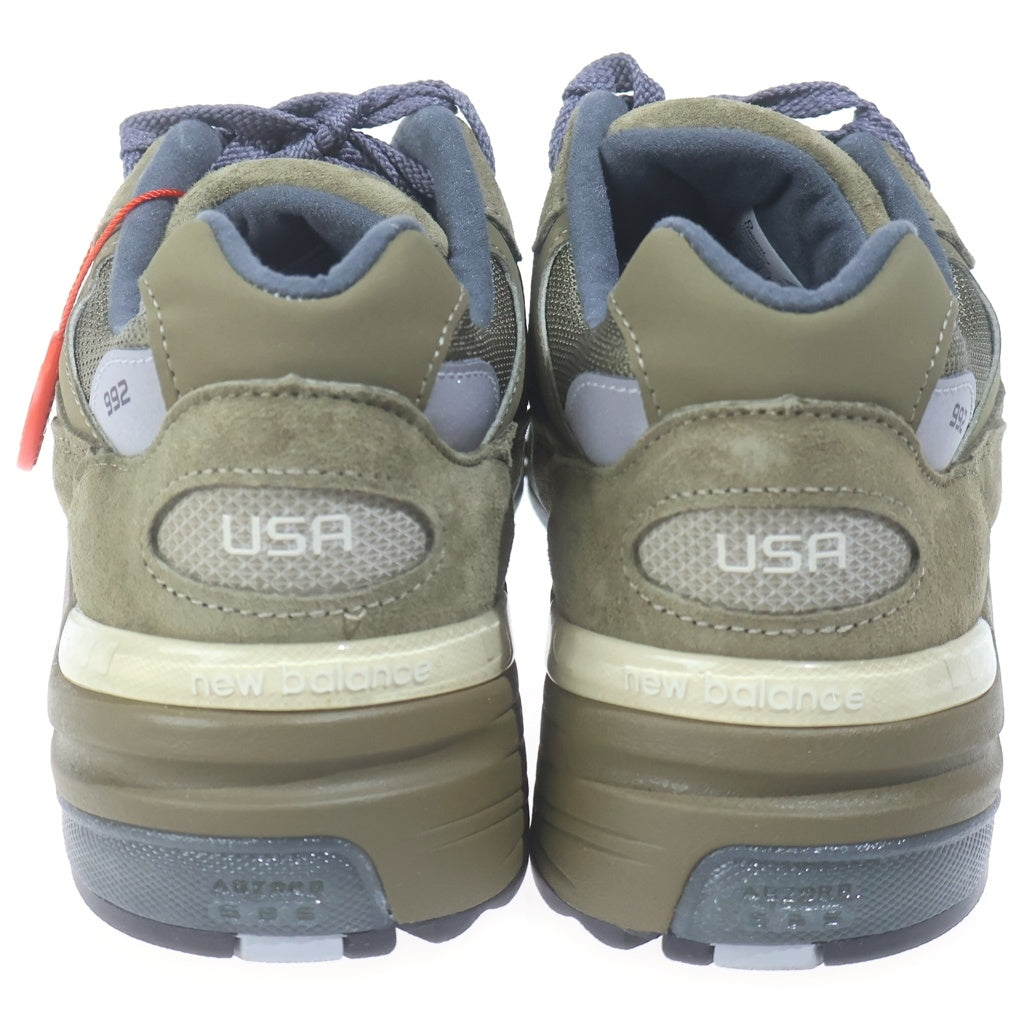 New Balance(ニューバランス) U992GL ダークモカ ローカット スニーカー カーキ US9.5/27.5cm