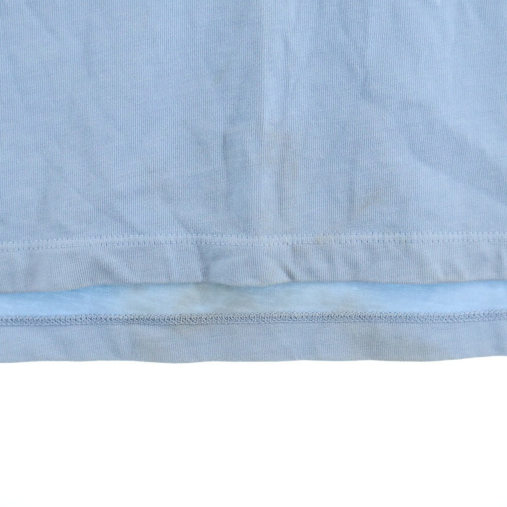 LOEWE(ロエベ) 23AW Relaxed Fit T-shirt In Cotton リラックスフィット Tシャツ アナグラム刺繍 半袖カットソー ブルー H526Y22XA4