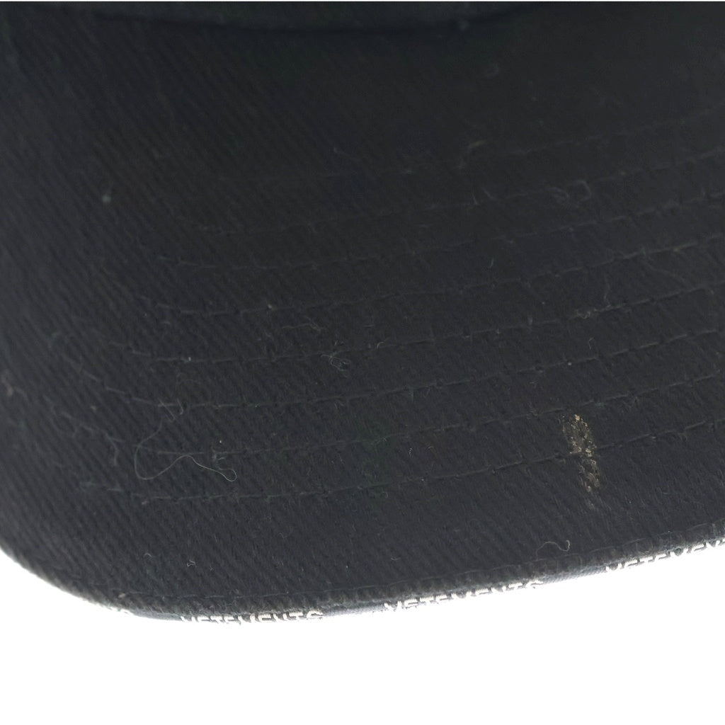VETEMENTS(ヴェトモン) 18SS Haute Couture Cap エンブロイダリー ロゴ キャップ 帽子 ブラック