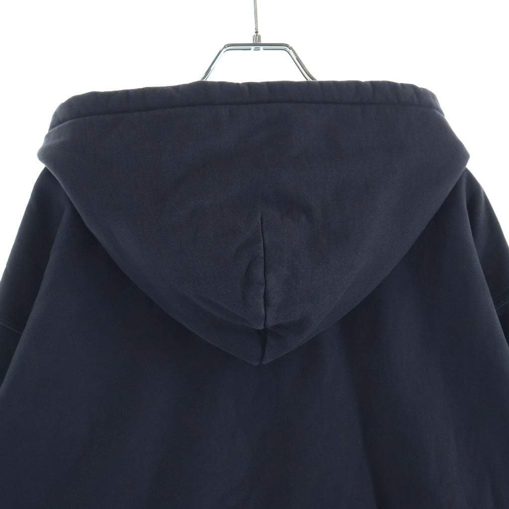 STUSSY(ステューシー) STOCK LOGO ZIP HOODIE ストックロゴ ジップアップ スウェット パーカー ブラック 118471