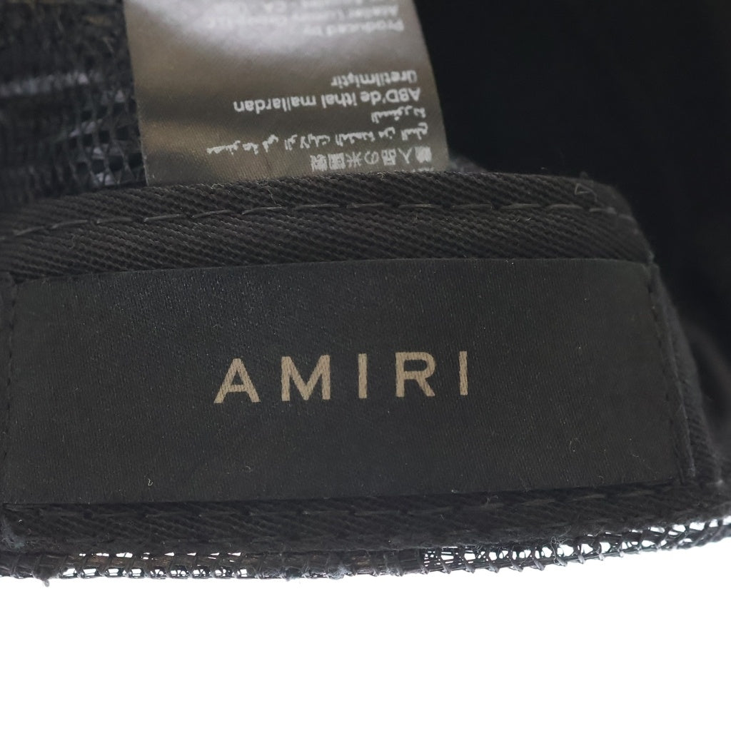 AMIRI(アミリ) 25AW CORE LOGO TRUCKER HAT ロゴ刺繍 メッシュキャップ 帽子 AMHATR1014