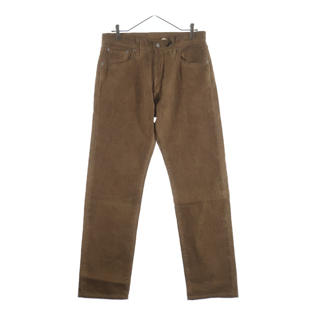 STUSSY(ステューシー) ×Levi's Dyed Jacquard Jeans ×ステューシー ダイド ジャカード ジーンズパンツ ブラウン A5219-0001
