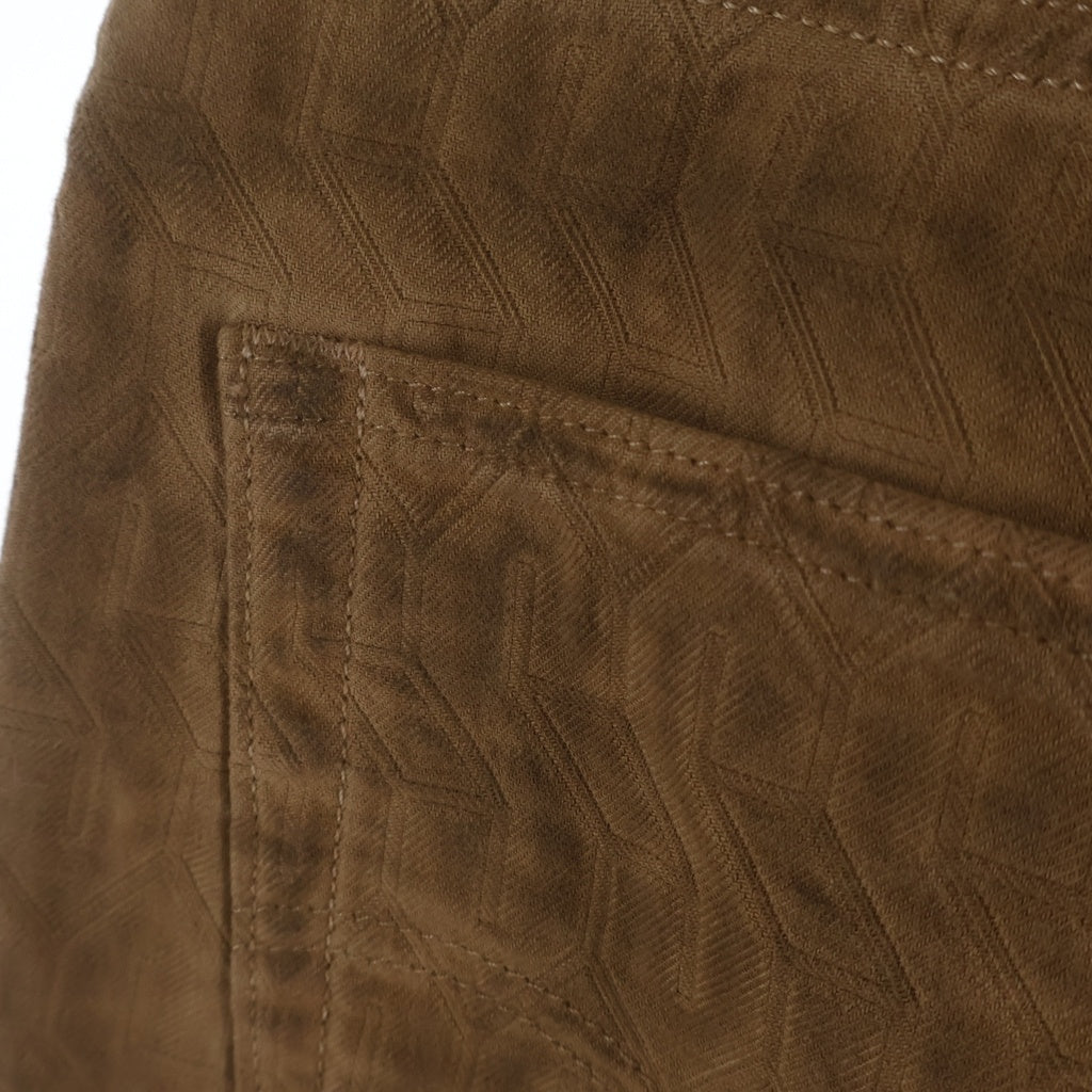 STUSSY(ステューシー) ×Levi's Dyed Jacquard Jeans ×ステューシー ダイド ジャカード ジーンズパンツ ブラウン A5219-0001