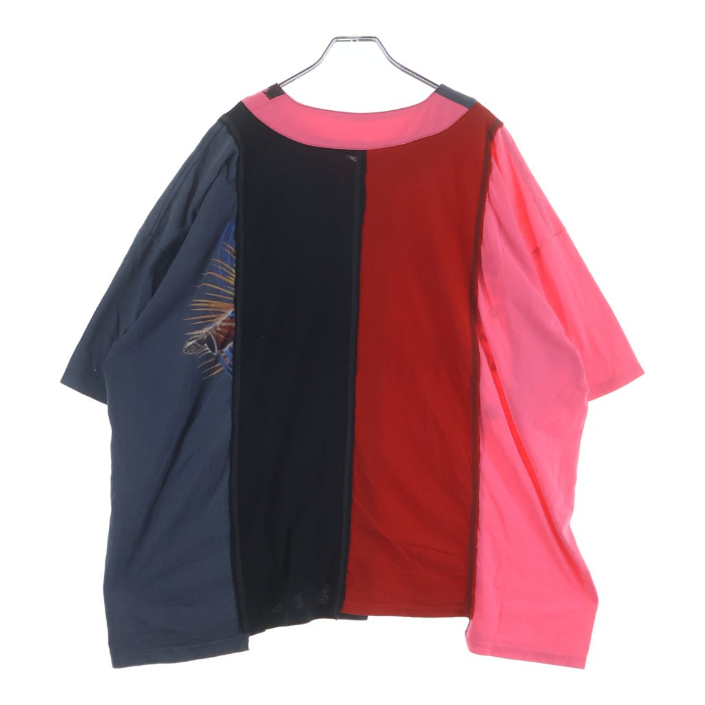 Rebuild by needles(リビルドバイニードルス) 4CUT Wide Baseball Tee 4カット ワイド ベースボール 半袖Tシャツ マルチ QV412